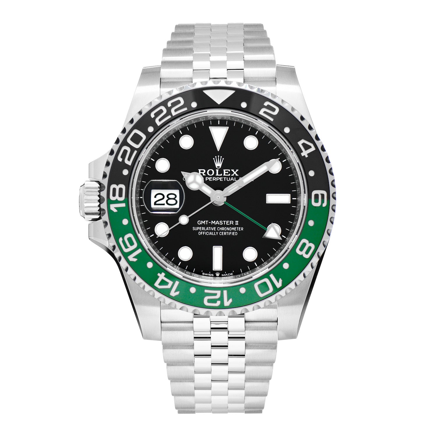 Rolex Stainless Steel 40mm Oyster Perpetual Date GMT Master Ⅱ Sprite Watch 126720VTNR 1 of 5