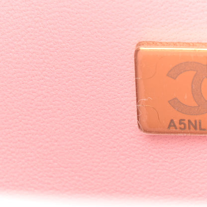 Chanel Caviar Quilted Medium Double Flap Light Pink 6 of 10
