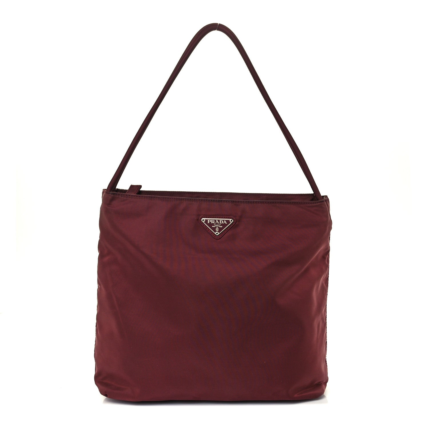 Prada Tessuto Nylon Shoulder Bag Amaranto 1 of 10