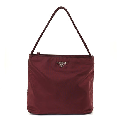 Prada Tessuto Nylon Shoulder Bag Amaranto 1 of 10