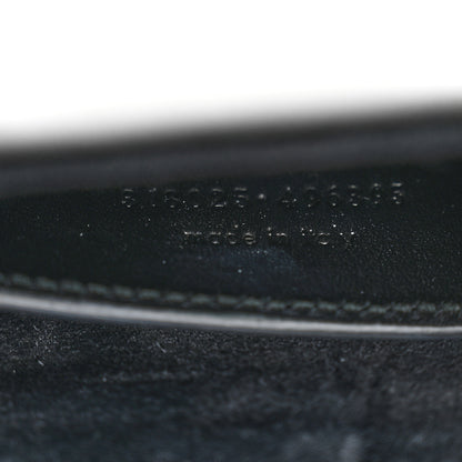 Saint Laurent Calfskin Medium Classic Lulu Bag Black White 8 of 11