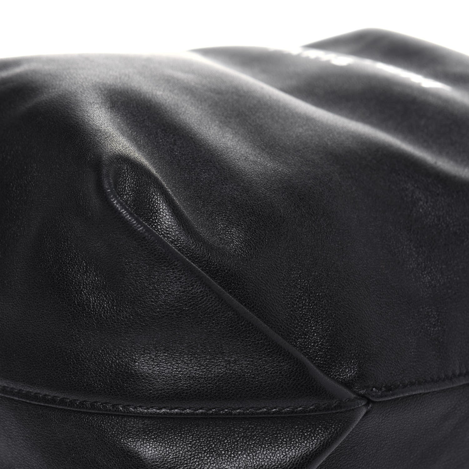 Saint Laurent Lambskin Small Teddy Bucket Bag Black 12 of 18
