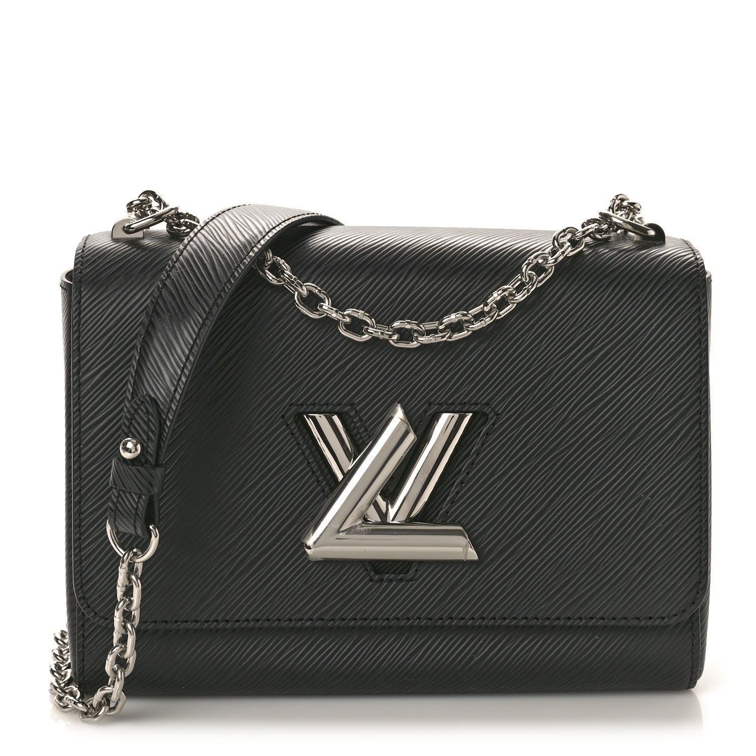 Louis Vuitton Epi Twist Shoulder Bag MM Black 1 of 10