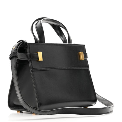 Saint Laurent Smooth Calfskin Manhattan Nano Shopper Tote Black 3 of 14