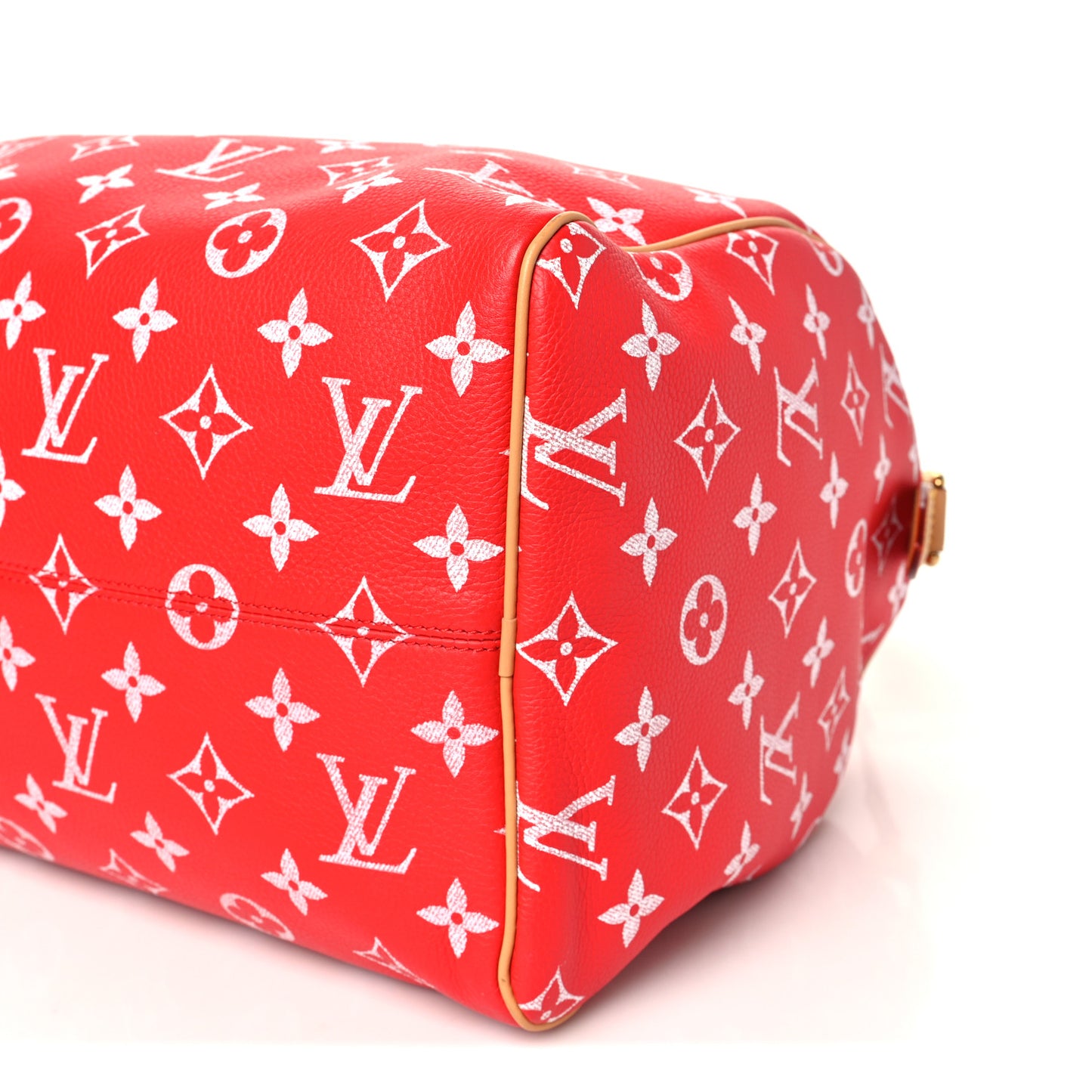 Calfskin Monogram Speedy P9 Bandouliere 40 Red