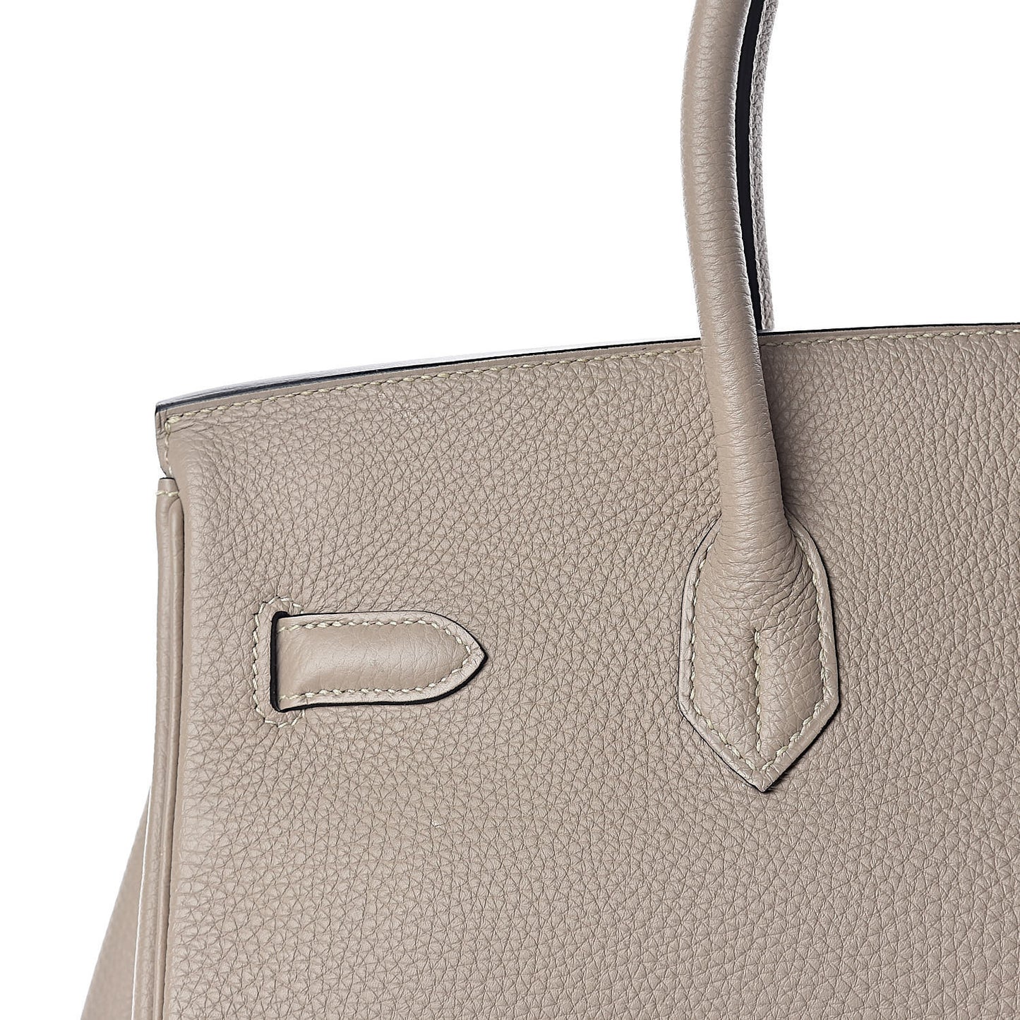 Taurillon Clemence Birkin 35 Gris Tourterelle