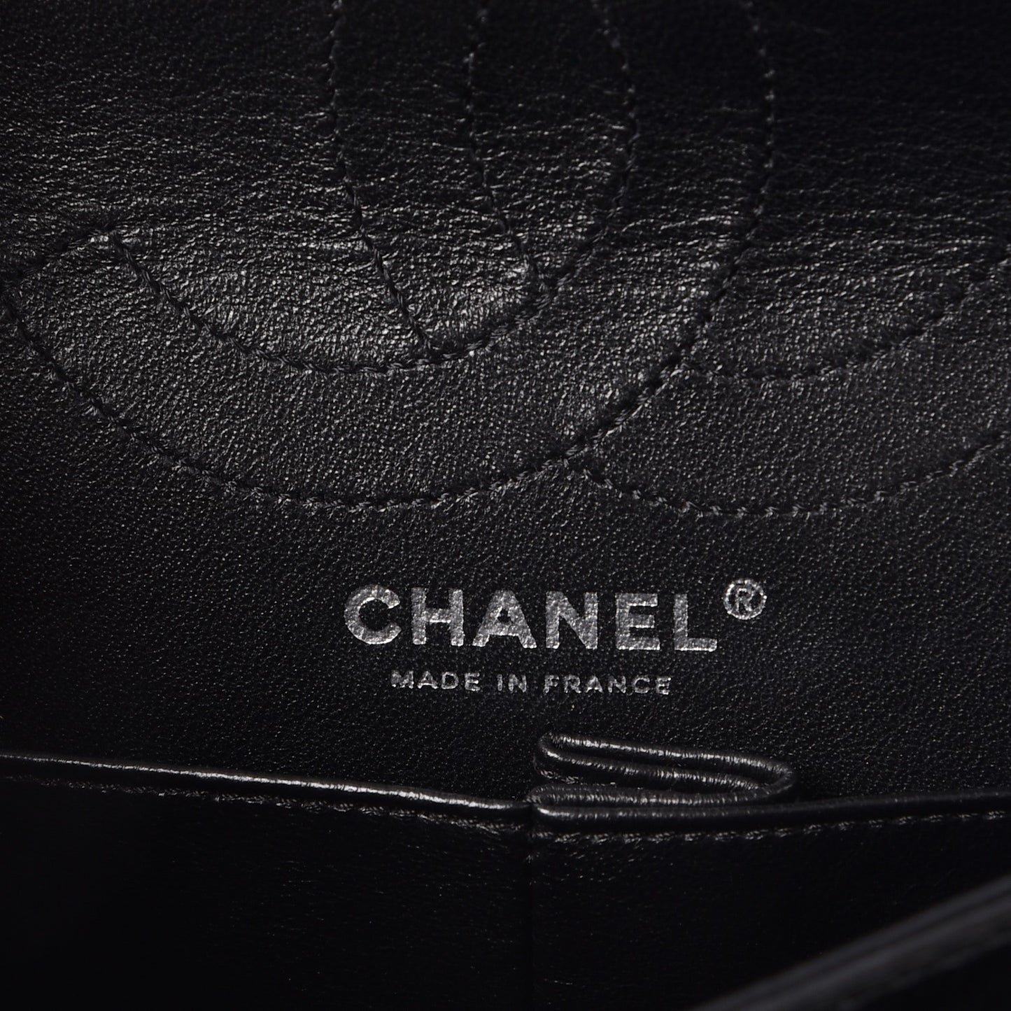 Metallic Aged Calfskin Quilted 2.55 Reissue 226 Flap Black