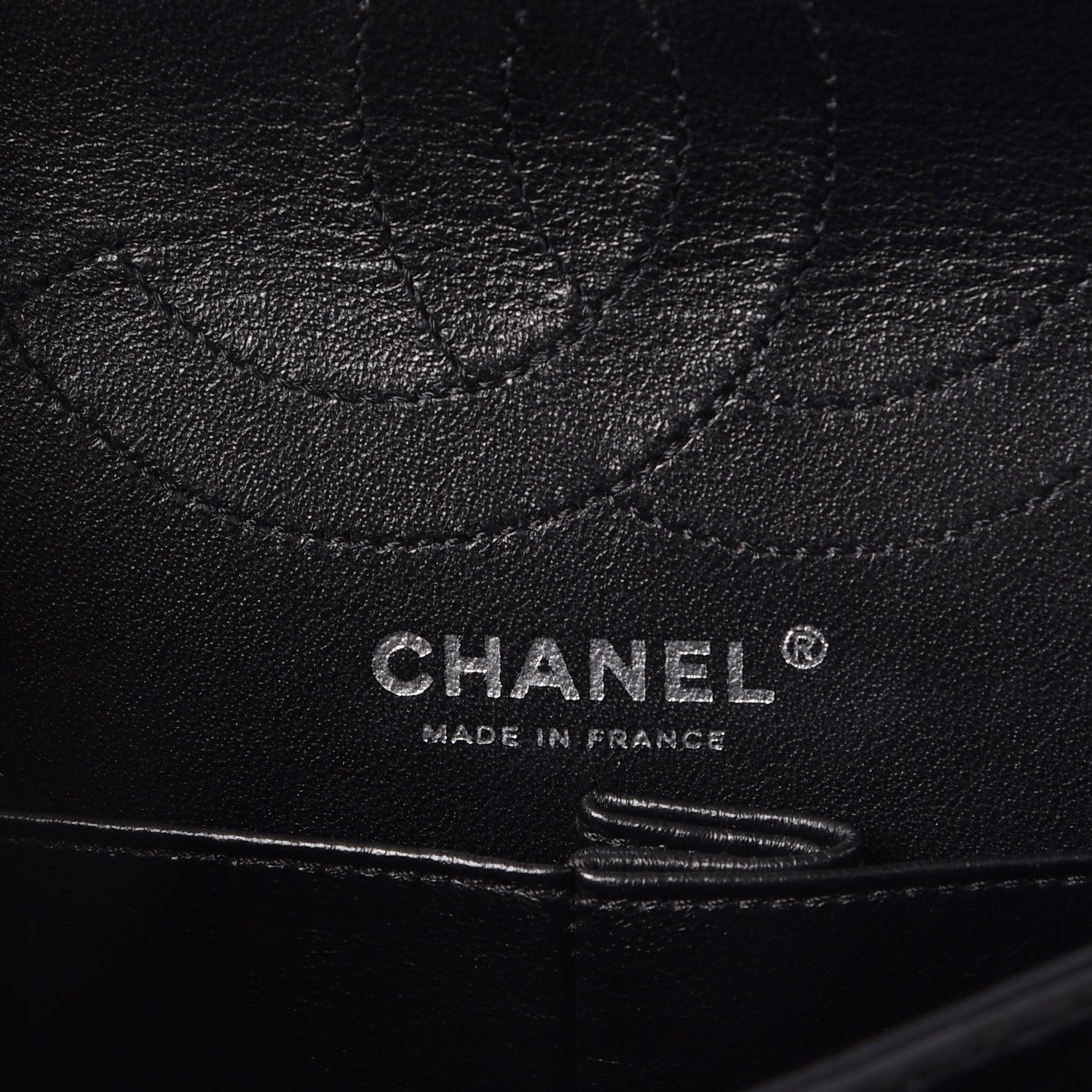 Chanel Metallic Aged Calfskin Quilted 2.55 Reissue 226 Flap Black 7 of 9
