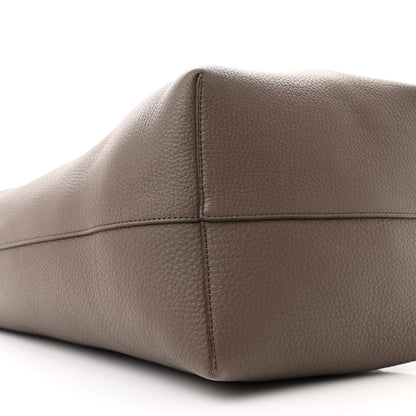 The Row Grained Calfskin Medium N/S Park Tote Taupe 9 of 11
