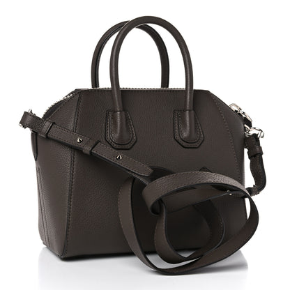 Givenchy Sugar Goatskin Mini Antigona Heather Grey 3 of 15