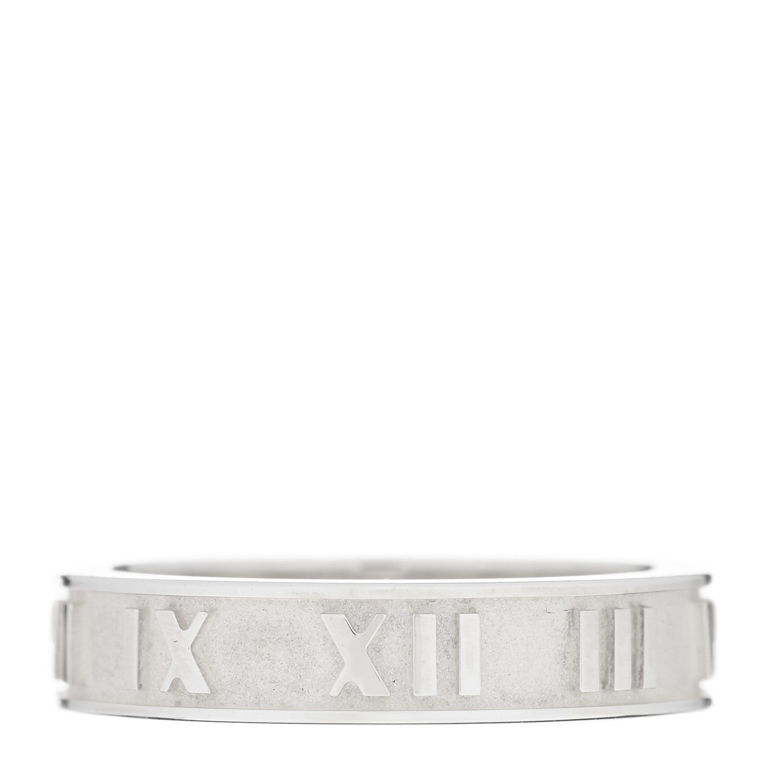 Tiffany Sterling Silver Narrow Atlas Ring 48 4.5 3 of 4