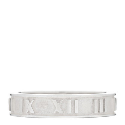 Tiffany Sterling Silver Narrow Atlas Ring 48 4.5 3 of 4