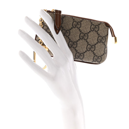 Gucci GG Supreme Monogram Key Case Brown 2 of 11