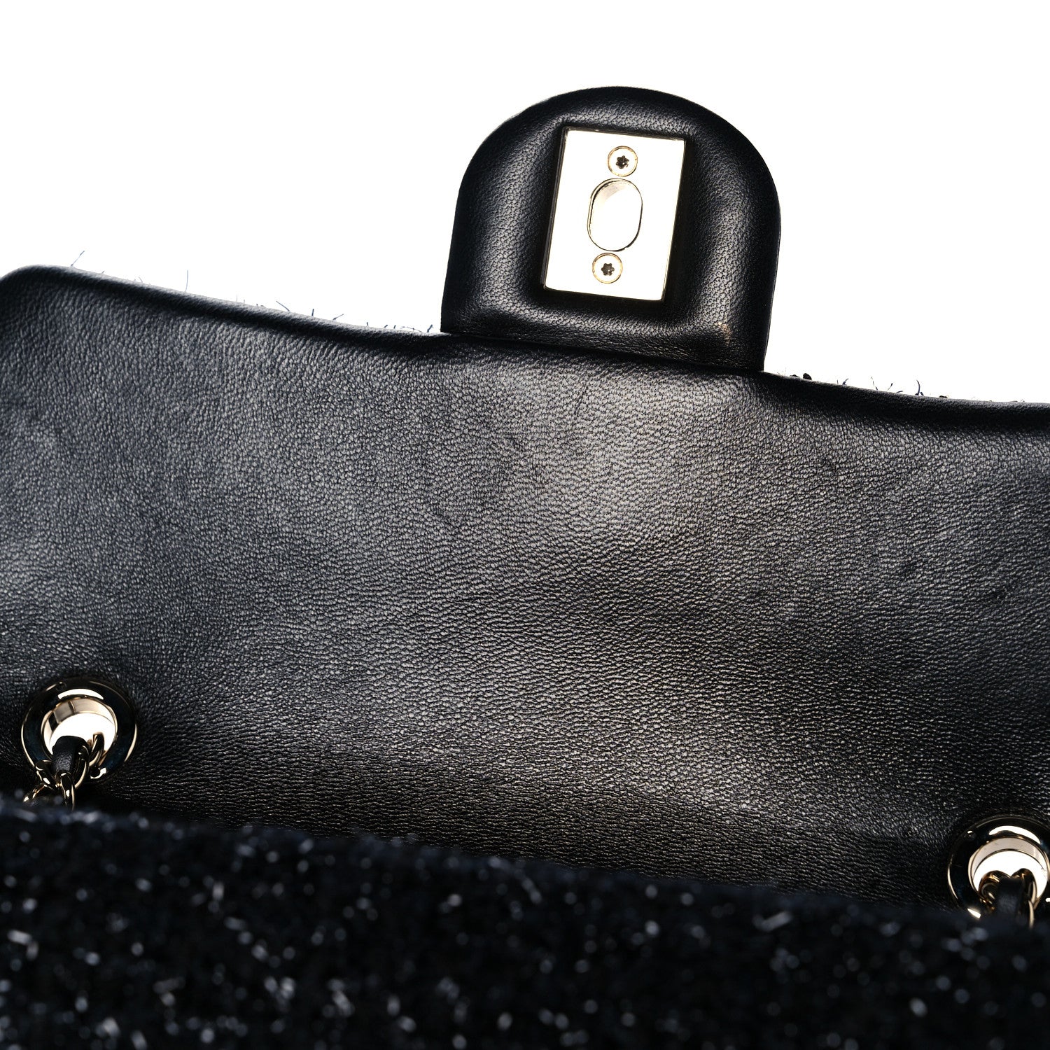 Chanel Tweed Pearl Small Cosmos Flap Black 10 of 11