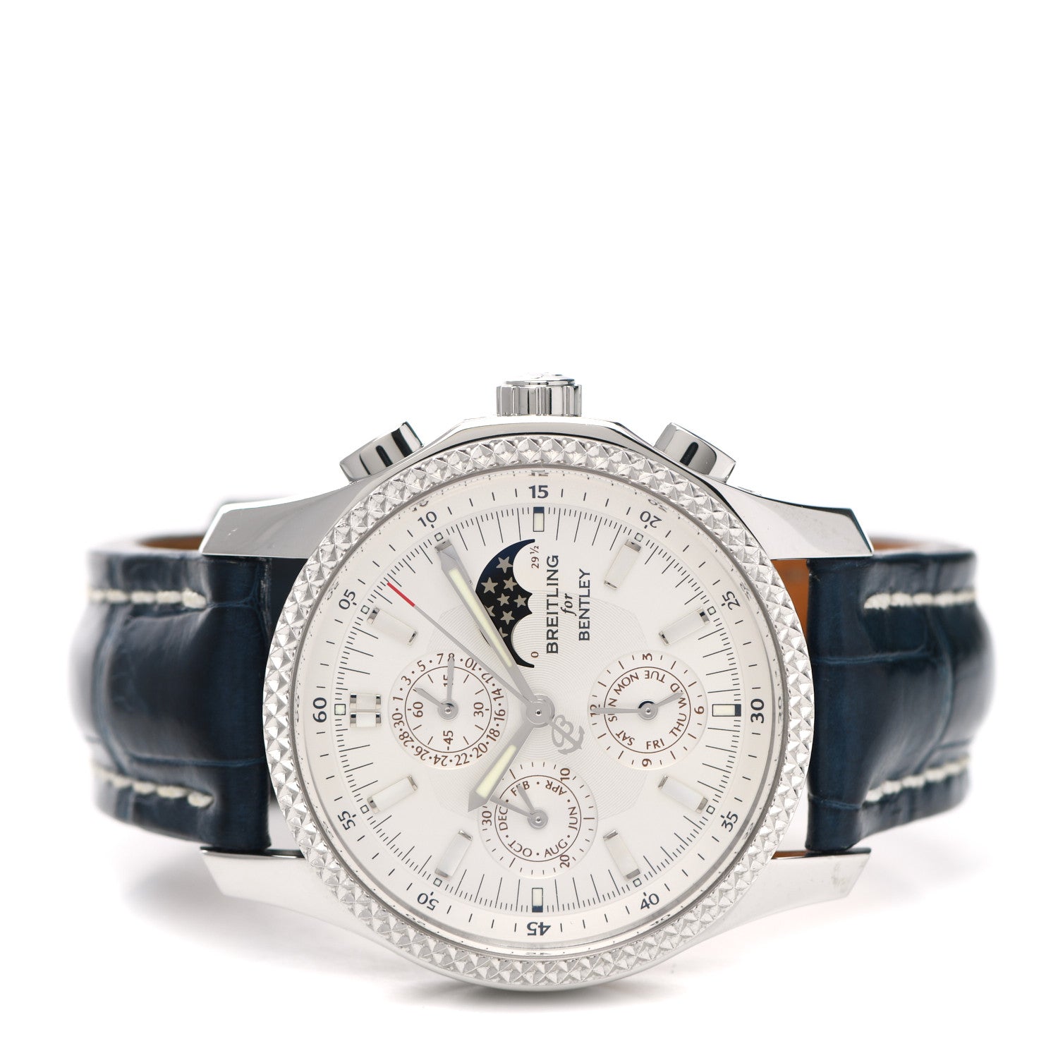 Breitling Stainless Steel Platinum Alligator 42mm Bentley Mark VI Automatic Watch P19362 4 of 12