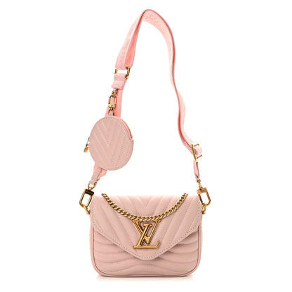 Louis Vuitton Calfskin New Wave Multi Pochette Rose Ballerine 1 of 9