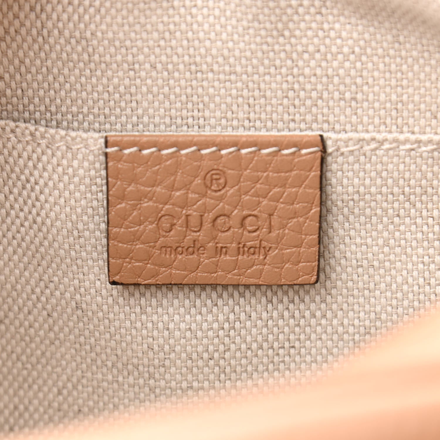 Gucci Pebbled Calfskin Small Soho Disco Bag Camelia 6 of 11