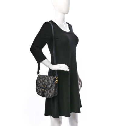 Christian Dior Oblique Medium Bobby Flap Blue 2 of 8