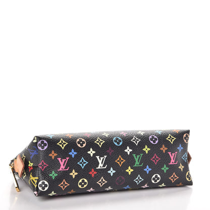 Louis Vuitton Monogram Multicolor Cosmetic Pouch Black Grenade 4 of 9