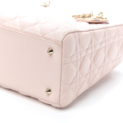 Christian Dior Lambskin Cannage Medium Lady Dior Light Pink 9 of 9