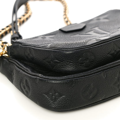 Louis Vuitton Empreinte Monogram Giant Multi Pochette Accessories Black 12 of 16