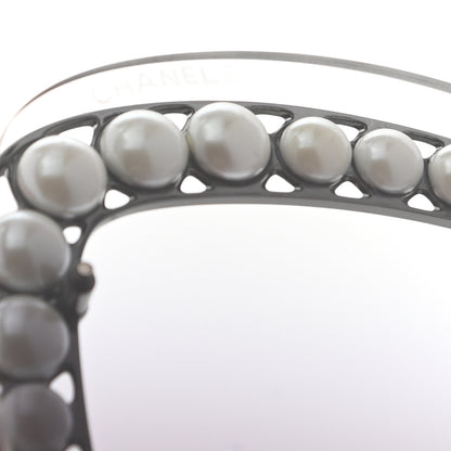 Chanel Acetate Metal Pearl Butterfly Sunglasses 4236-H Grey 8 of 8