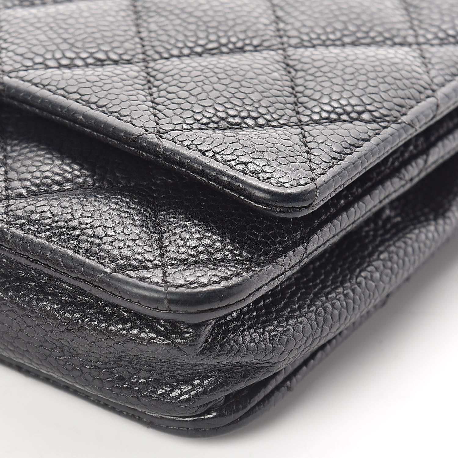 Chanel Caviar Quilted Wallet On Chain WOC Black 10 of 10