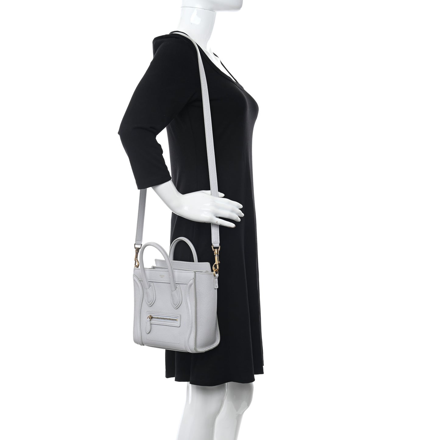 Drummed Calfskin Nano Luggage Lune