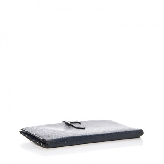 Hermes Epsom Bearn Gusset Wallet Bleu Saphir 4 of 15