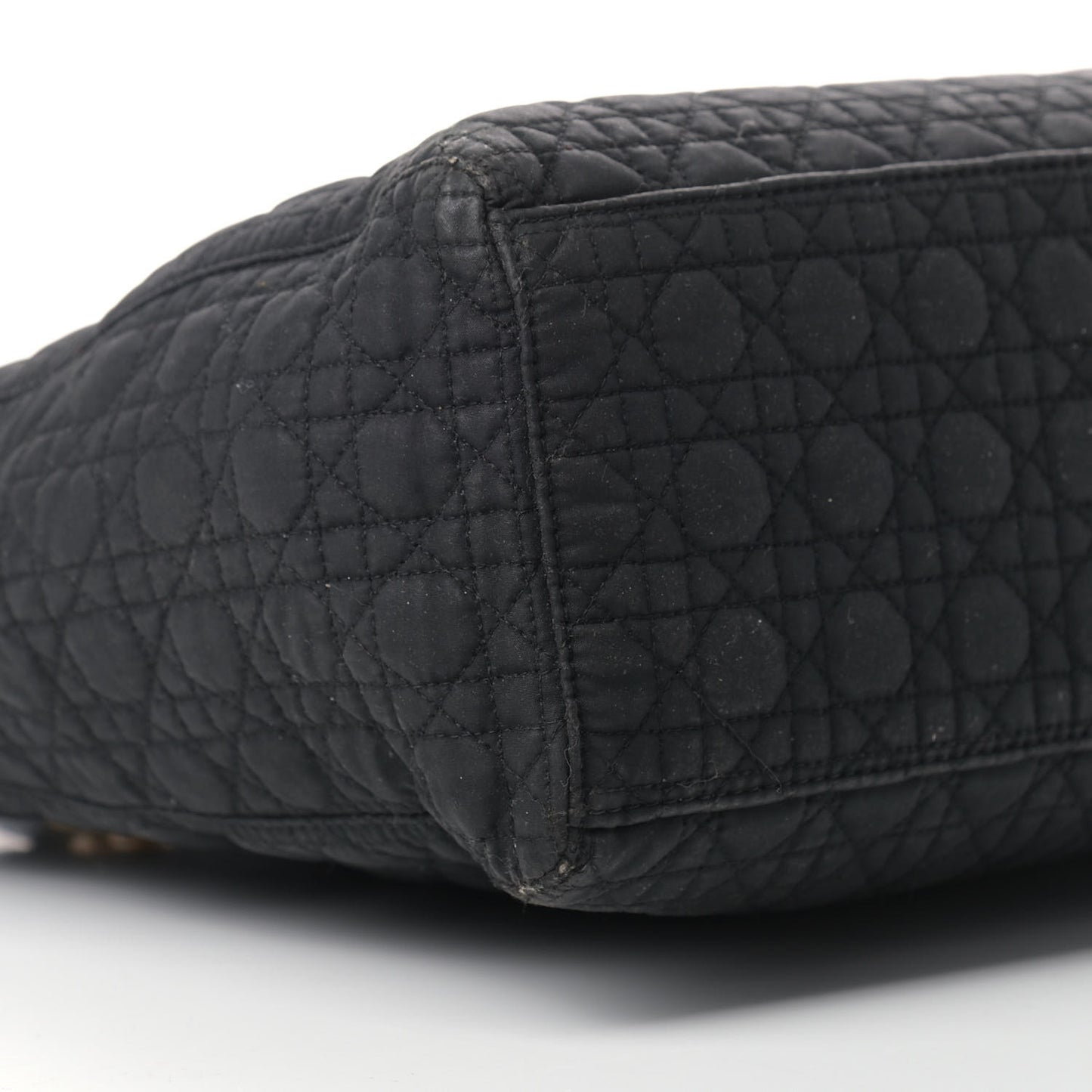 Nylon Cannage Large Lady Dior Black