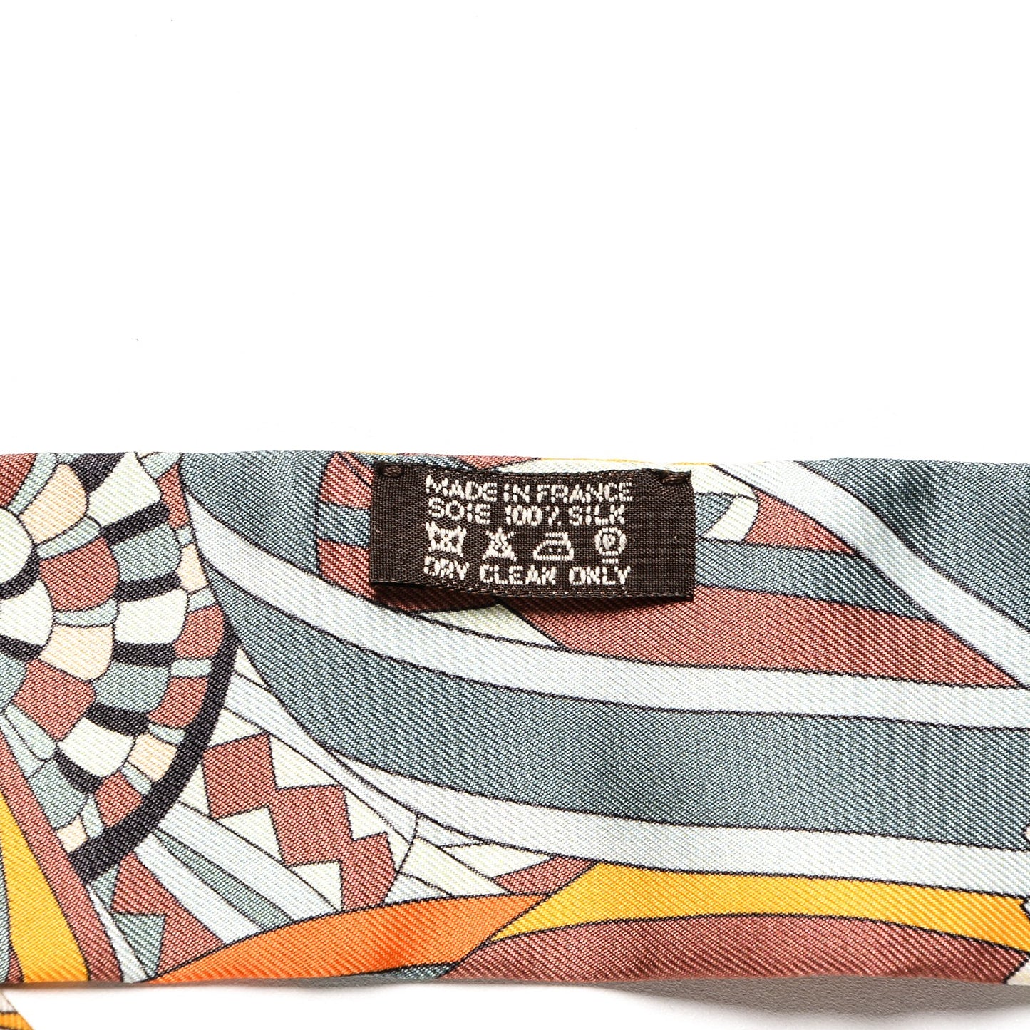 Silk Les Flots Du Cheval Twilly Argile Jaune D'Or Orange