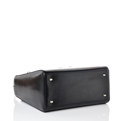 Christian Dior Glazed Calfskin Medium Lady Dior Black 5 of 8