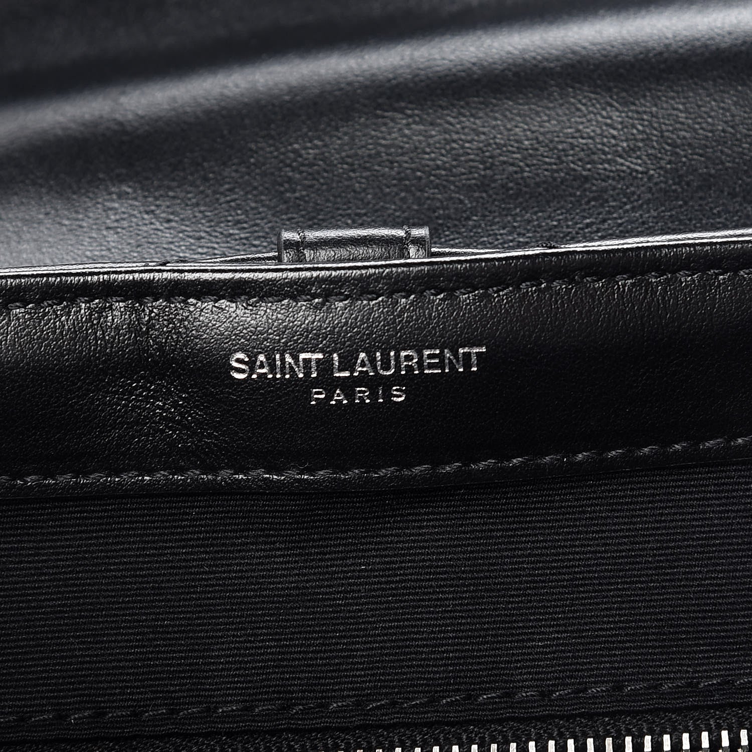 Saint Laurent Calfskin Y Quilted Monogram Small Loulou Backpack Black 6 of 10