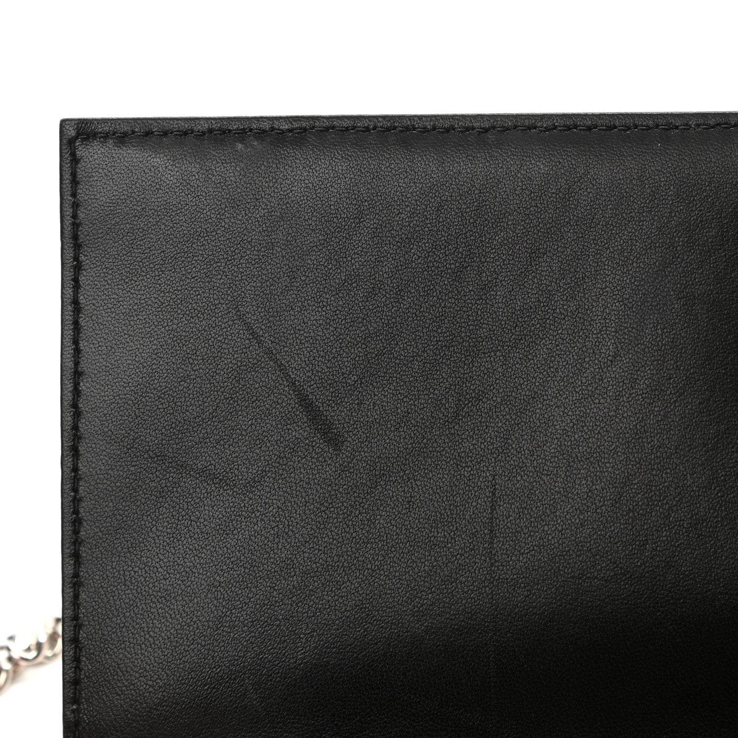 Christian Dior Lambskin Diorama Croisiere Chain Wallet Black 10 of 10