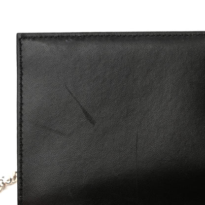 Christian Dior Lambskin Diorama Croisiere Chain Wallet Black 10 of 10