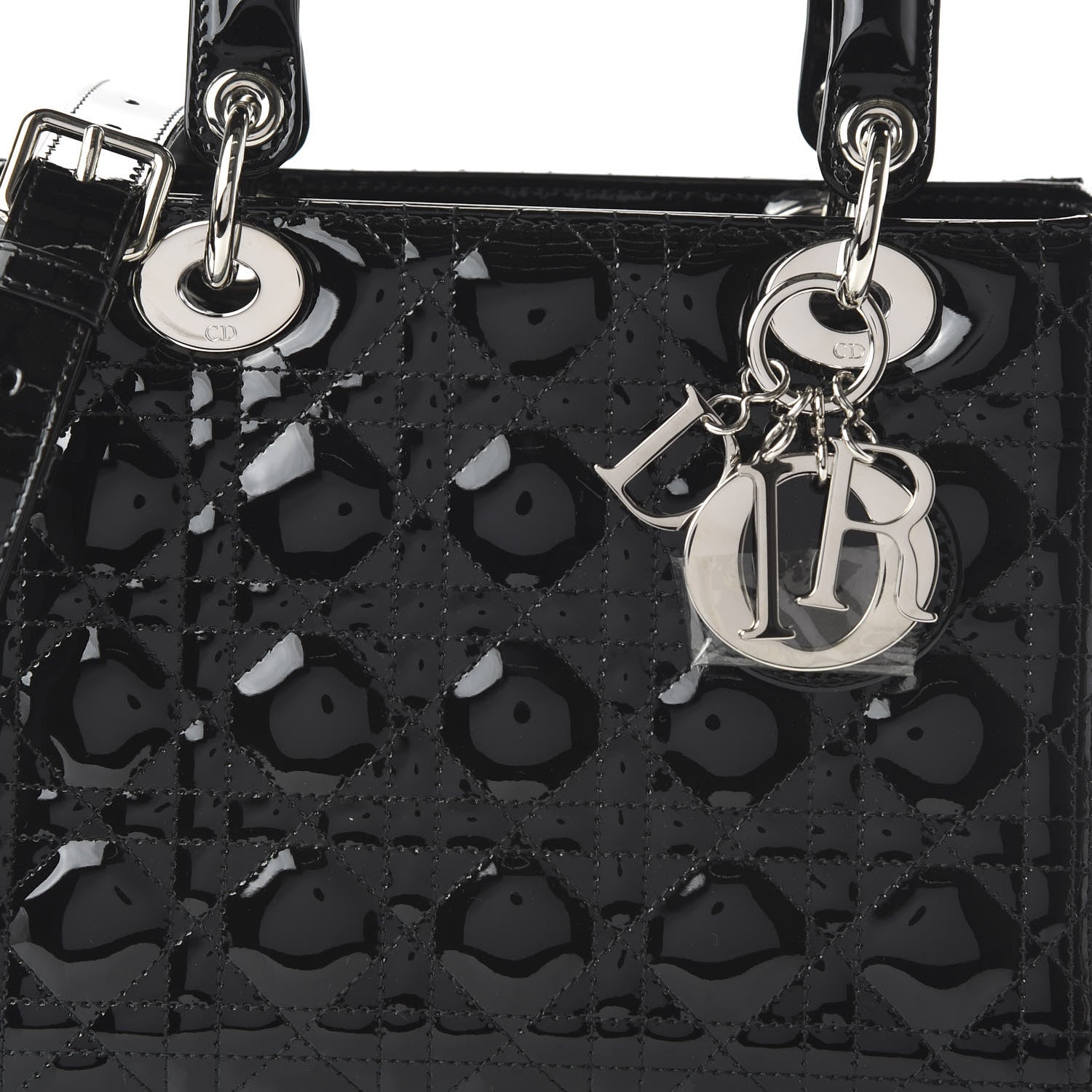 Christian Dior Patent Cannage Medium Lady Dior Black 10 of 10