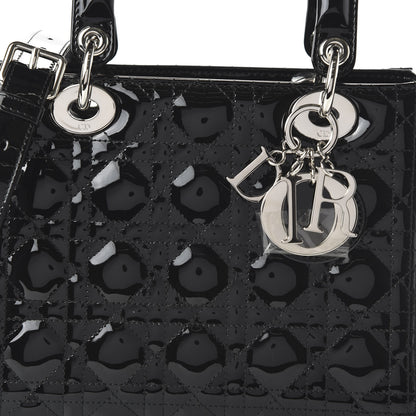 Christian Dior Patent Cannage Medium Lady Dior Black 10 of 10