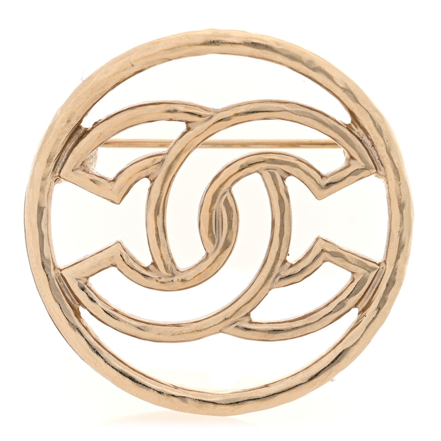 Chanel Hoop Cuba CC Brooch Gold 1 of 3