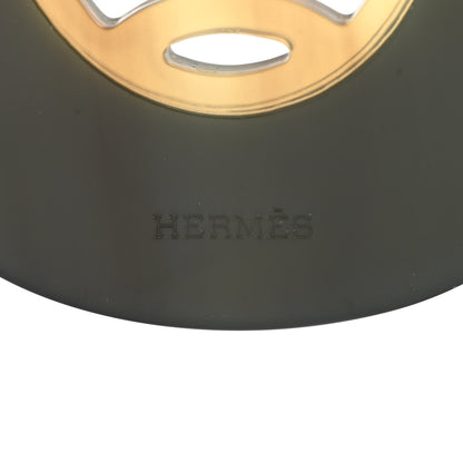 Hermes Buffalo Horn Lacquer Lift Necklace GM Black 4 of 6