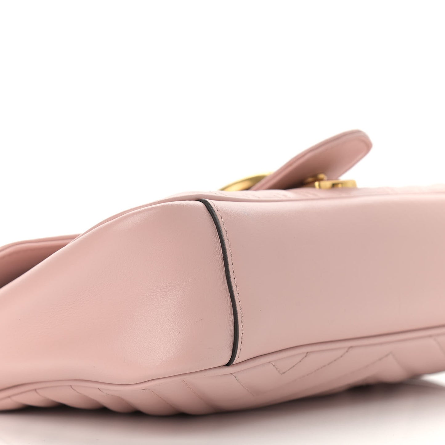 Calfskin Matelasse Small GG Marmont Shoulder Bag Perfect Pink