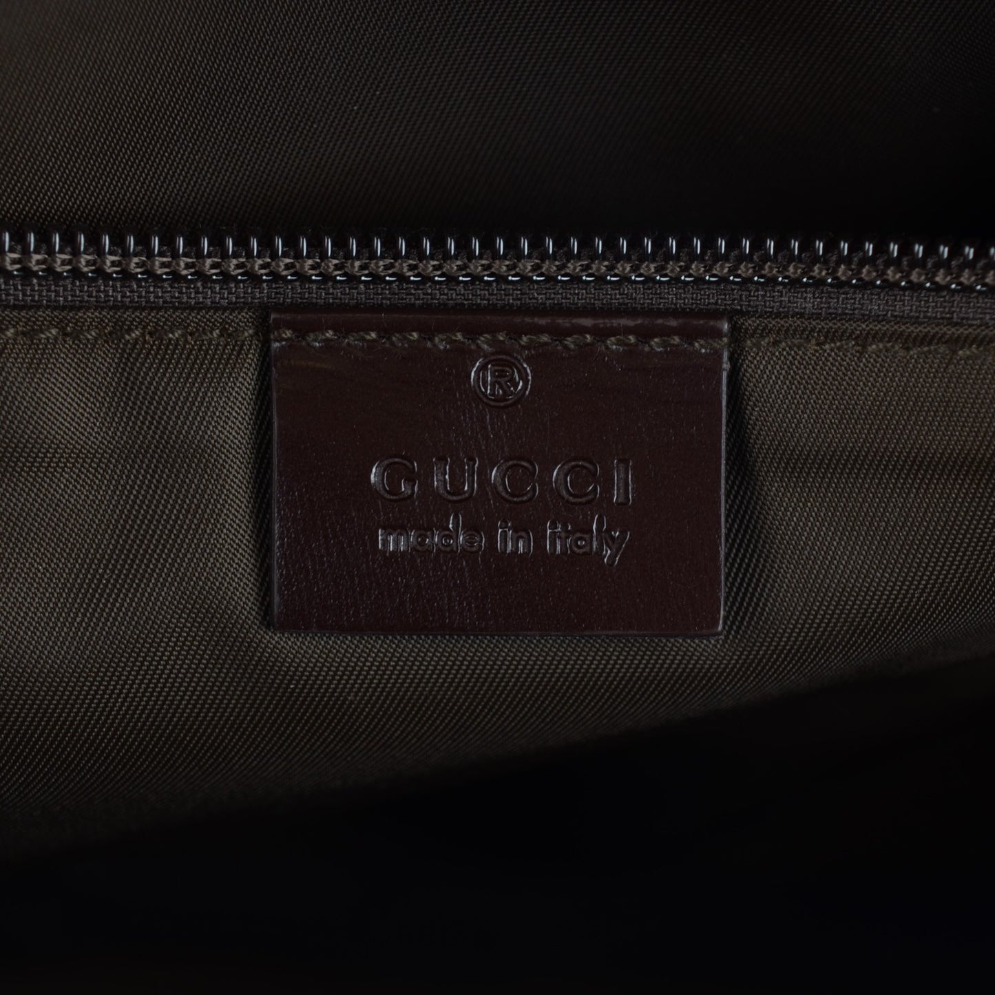 GG Plus Monogram Interlocking G Briefcase Brown