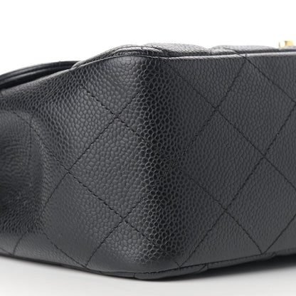 Chanel Caviar Quilted Jumbo Single Flap Black 7 of 8