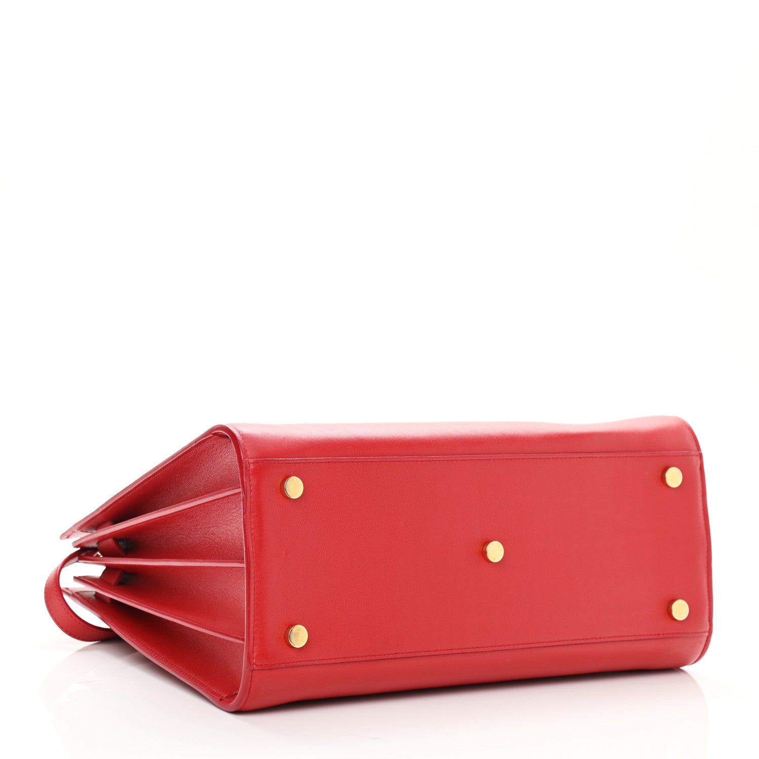 Saint Laurent Calfskin Small Sac De Jour Vermillion 4 of 11