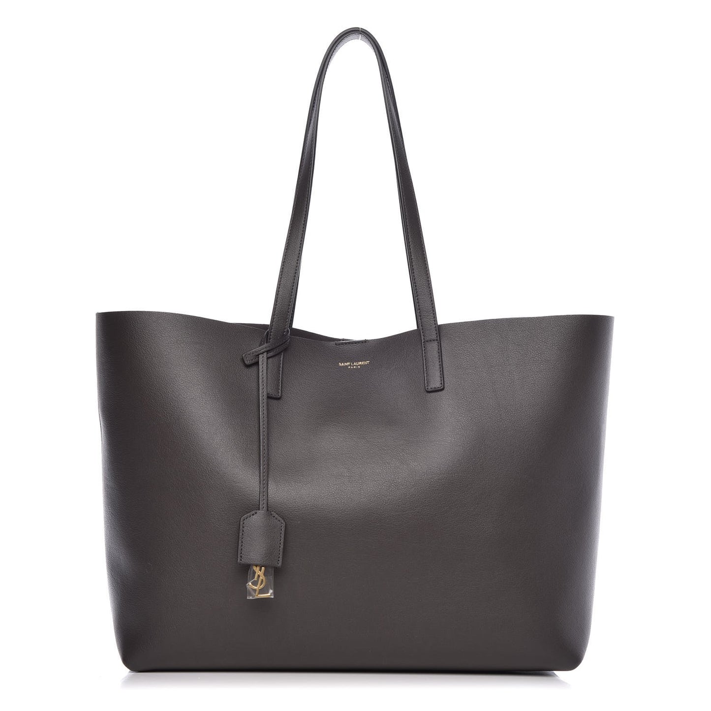 Calfskin Large Shopping Tote Storm