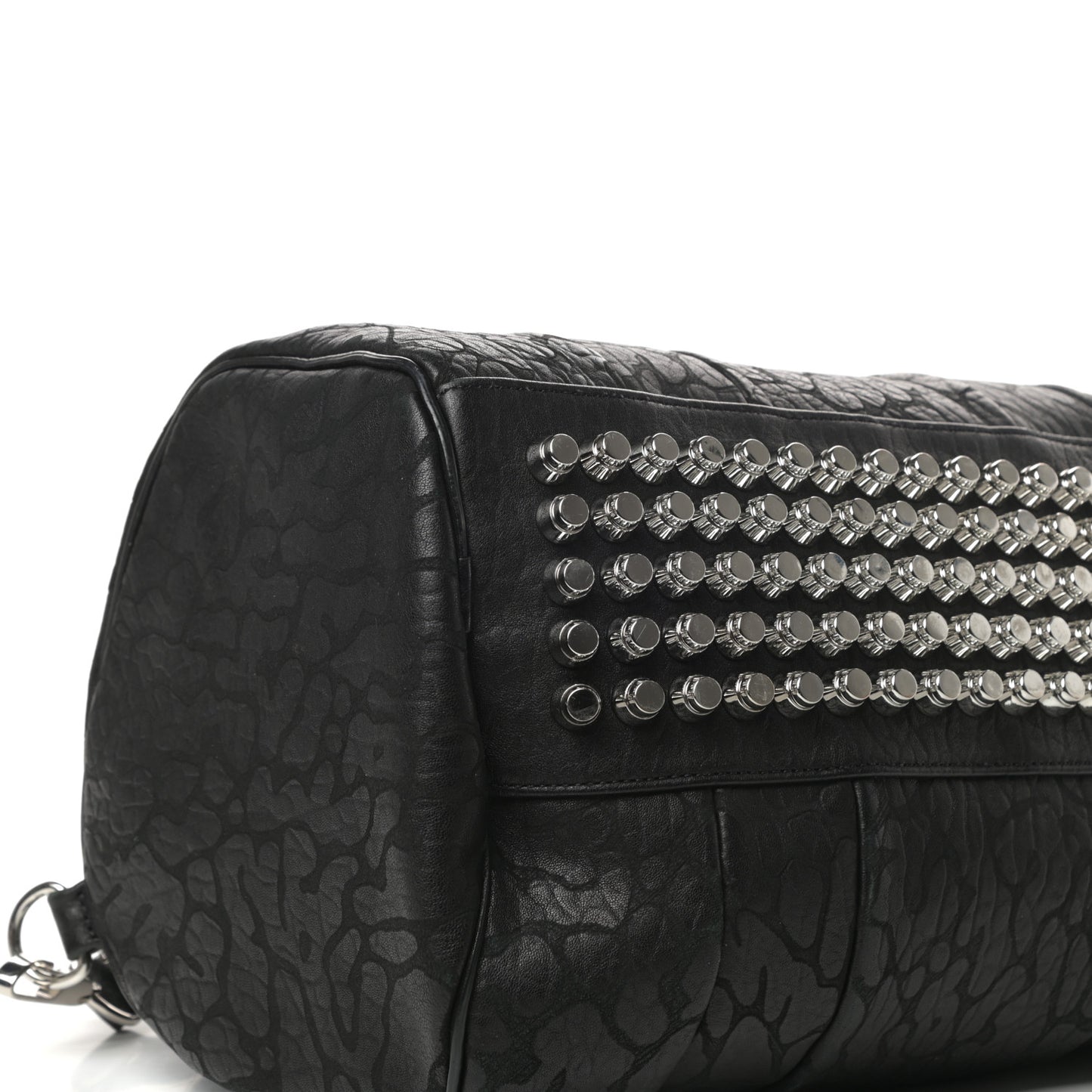 Pebbled Lambskin Black Nickel Hardware