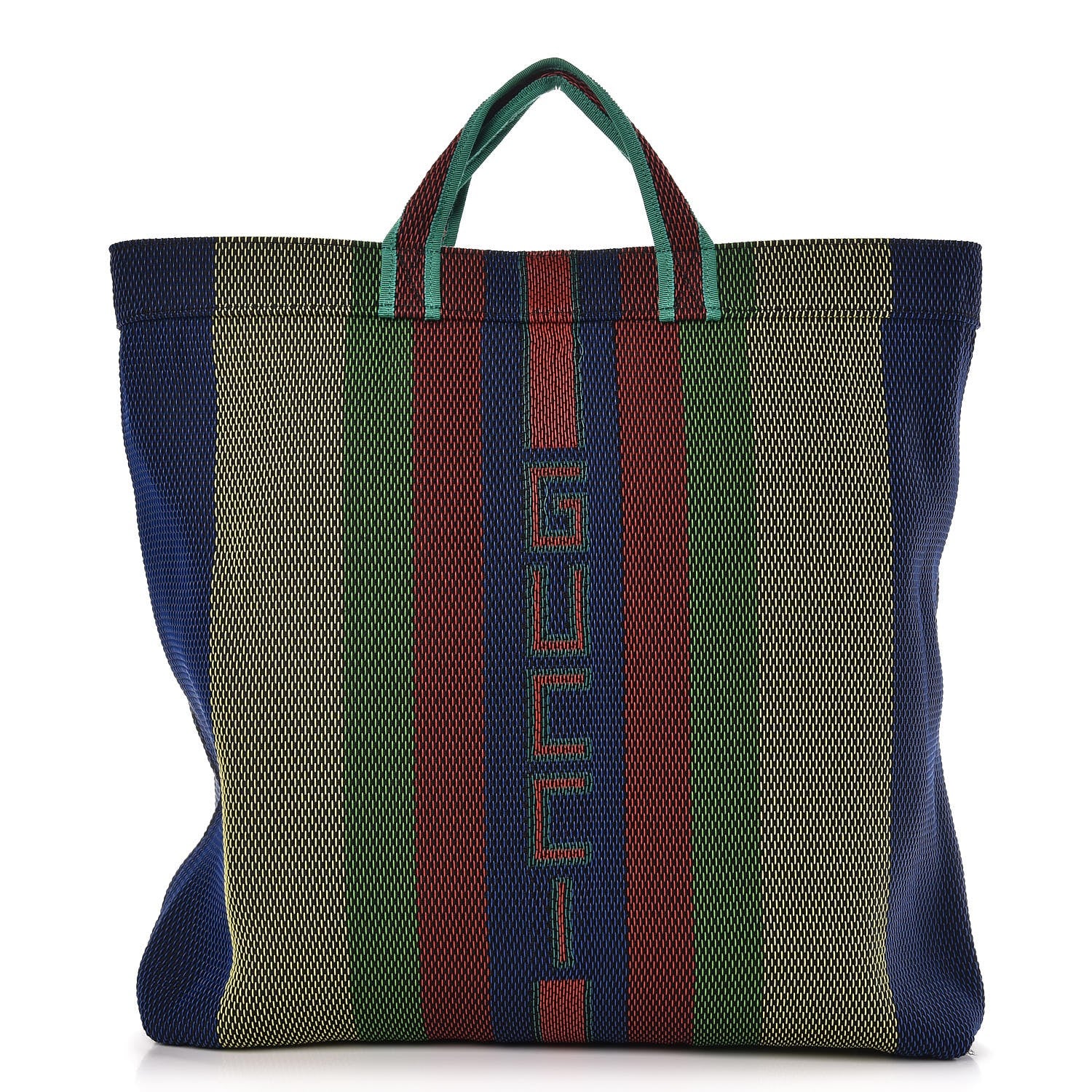 Gucci Woven Rubber Tote Multicolor 1 of 8
