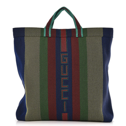 Gucci Woven Rubber Tote Multicolor 1 of 8