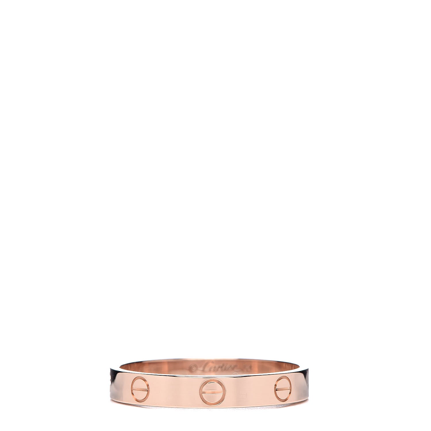 Cartier 18K Pink Gold 3.5mm LOVE Wedding Band Ring 64 10.75 1 of 5