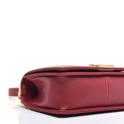 Chanel Caviar Quilted Medium Boy Flap Red 8 of 10
