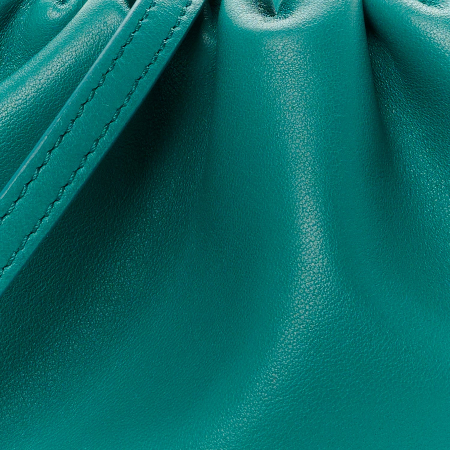 Loewe Mellow Nappa Lambskin Jade Mini Flamenco Knot Clutch Emerald Green 9 of 12